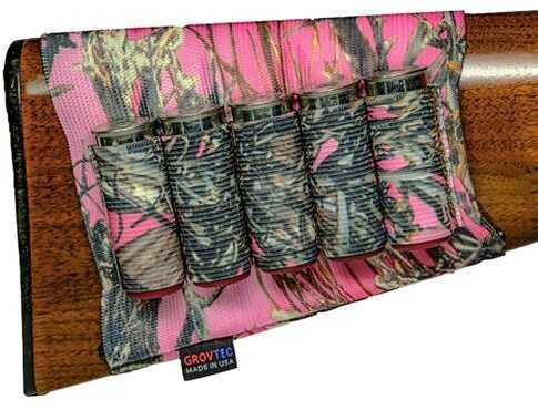 Grovtec USA Inc. GTAC75 Buttstock Shell Holder TrueTimber Pink Camo Nylon