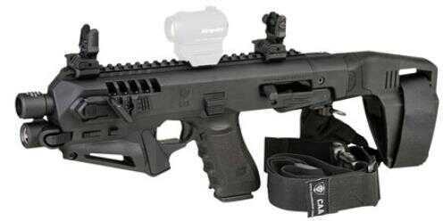 Command Arms Accessories CAA Micro RONI ADVANCED Kit for Glock 17 W/Brace Black