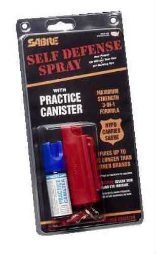 Click to see larger image. Security Equipment Corporation Sabre Pepper Spray/Practice Canister With Keyring .54 Ounces Md: STUHC14