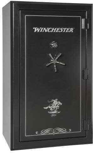 Winchester Safes Legacy 53 66.5"x36"x17" Interior 51-Long Gun Capacity Eletronic Lock Black Md: L72