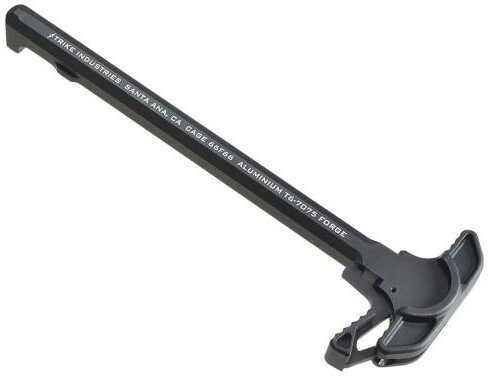 Strike Industies SIARCHELBK AR Charging Handle with Extended Latch 7075 T6 Aluminum Black Hardcoat Anodized