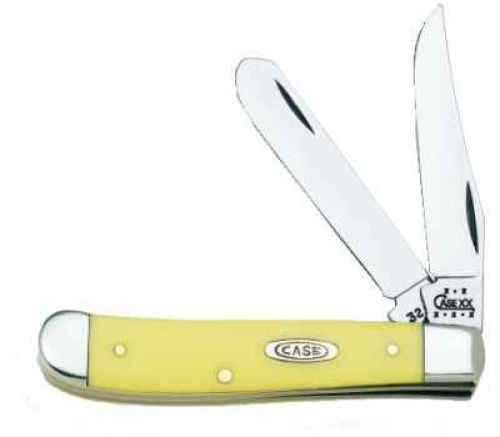 Case Cutlery Yellow Handle Series 3207 CV Mini Trap 00029