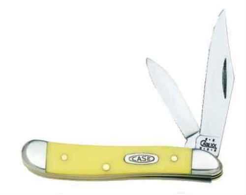 Case Cutlery Yellow Handle Series 3220 CV Peanut 00030