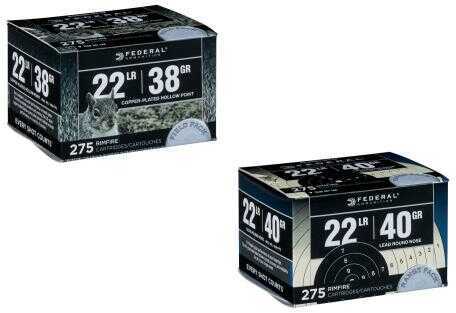 22 Long Rifle 275 Rounds Ammunition Federal Cartridge 31 Grain Hollow Point