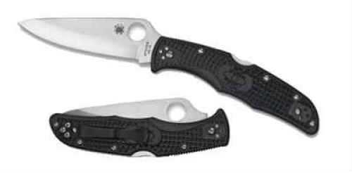 Spyderco Clip Point Blade Folding Knife With Black Nylon Handle Md: C10PBK-img-0