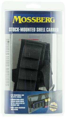 Adaptive Tactical Mossberg Rear Stock 5 Round Shell Carrier, Black