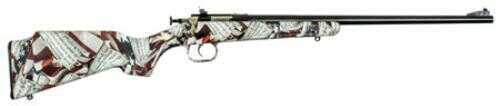 Crickett KSA2168 Single Shot Amendment Blued Bolt 22 Long Rifle 16.125" Barrel Synthetic Custom