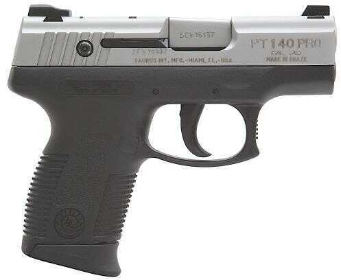 Taurus PT140 Millennium Pro 40 S&W 3 1/4" Barrel 10+1 Rounds Stainless Steel Semi-Auto Pistol 1140039P