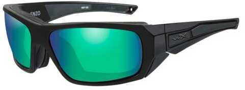 Wiley X Inc. CCENZ07 Enzo Eye Protection Black Matte Emerald Mirror Lens