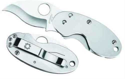 Spyderco Reverse S Blade Stainless Steel Folding Knife Md: C29S