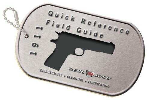 Real Avid 1911 Field Guide MAINTENANE Cards