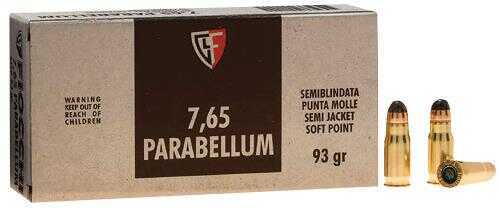 30 Luger 50 Rounds Ammunition Fiocchi Ammo 93 Grain Soft Point