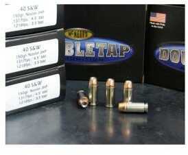 40 S&W 20 Rounds Ammunition DoubleTap 200 Grain Lead