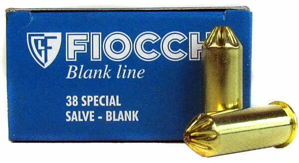 38 Special 50 Rounds Ammunition Fiocchi Ammo N/A Blank