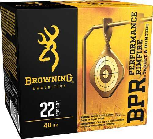 22 Long Rifle 400 Rounds Ammunition Browning 40 Grain Lead