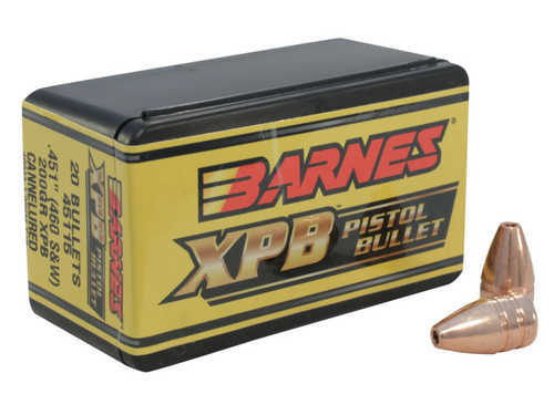 Barnes Bullets 460 Caliber 275 Grain X Pistol (Per 20) 45105