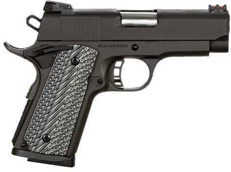Rock Island Ultra CSL Semi Automatic Pistol 45 ACP 3.62" 7+1 Gray G10 Grip Black Parkerized