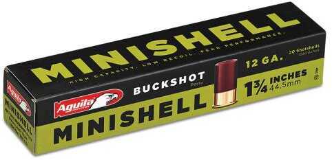 AGUILA 12 Gauge Mini Shells Buckshot #4/#1 Box of 20 Rounds 1CHB1288