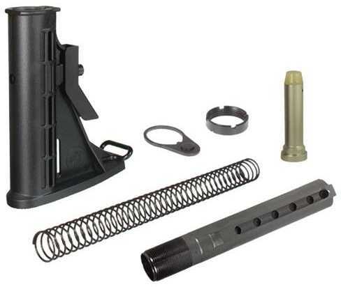 Leapers UTG RBU6Bm Mil-Spec Rifle AR15/M16 Buttstock Kit Polymer/Aluminum Black