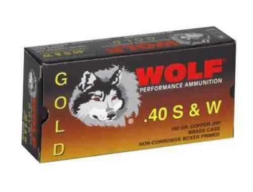 40 S&W 50 Rounds Ammunition Wolf Performance Ammo 180 Grain Hollow Point
