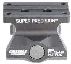 Geissele Automatics Super Precision Optic Mount For Trijicon MRO Aluminum Black Hard Coat Anodized Finish Lower 05-470B