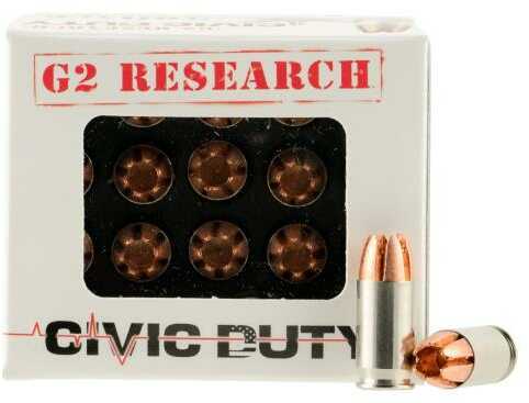 380 ACP 20 Rounds Ammunition G2 Research 64 Grain Copper