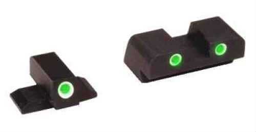Ameriglo LLC. Green Tritium Front/Rear Night Sights For FNP 9 Md: FN601