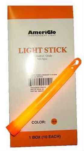 Ameriglo LLC. 6" 12 Hour Orange Waterproof Light Stick/10 Pack Md: 990505