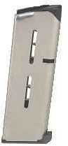 Wilson Combat 7 Round Stainless Steel Magazine For Officer Model 45 ACP Md: 47OXC