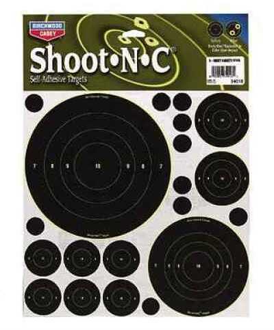 Birchwood Casey Shoot-N-C Target Bullseye 50-1" 30-2" 5-5.5" and 5-8" Targets 34018