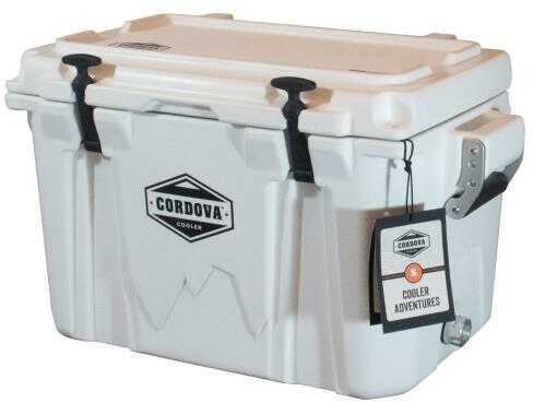 Cordova Coolers CCSW28Quart 35 Small 28 Quart 26.25" x 14.25" 16" Polymer White Cans