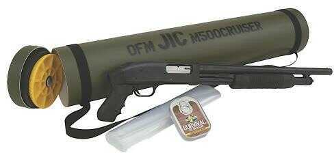 Click to see larger image. Mossberg 500 Just In Case 12 Gauge Shotgun 6-Shot Matte Black 18" Barrel Synthetic Stock Package 51340
