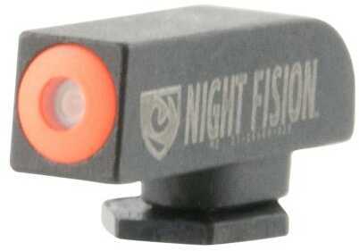 Night Fision GLK00101OXX Sight Front Square Top All for Glock Green Tritium W/Orange Outline Black