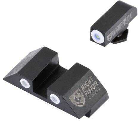 Night Fision Sight Set Square for Glock Grn/Wht-img-0