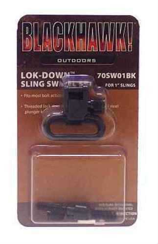 BlackHawk Products Group 1" Blue Lock Down Mag Cap/Swivel For Remington 870 With Internal Mag Tube Md: 70SW11BK