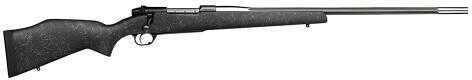 Weatherby Accumark Mark V 308 Winchester 24" Stainless Steel Barrel 5 Round Black Synthetic Stock With Spider Webbing Bolt Action Rifle AMS308NR4O