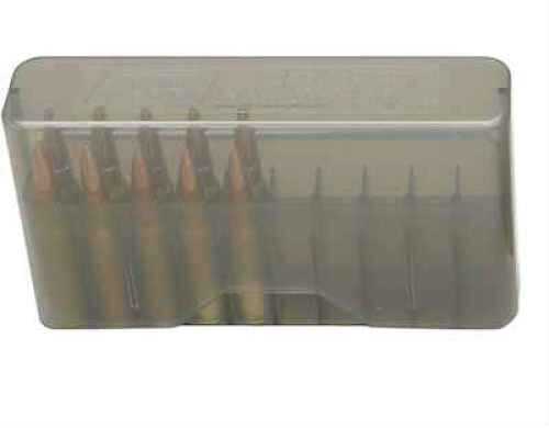 MTM Slip-Top Ammunition Box 20 Round 223 Rem 204 Ruger 222 Rem Mag Clear Smoke J-20-XS-41