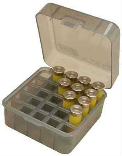 Click to see larger image. MTM Shotshell Box 25 Round Flip-Top 12 20 Gauge up to 3" Clear Smoke S25D-41