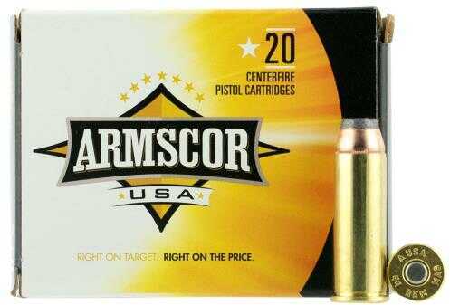 44 Auto Mag 20 Rounds Ammunition Armscor Precision Inc 240 Grain Lead Semi WadCutter