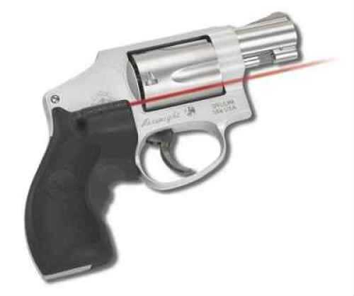 Crimson Trace Smith and Wesson J Frame Round Butt-Polymer Grip, Overmold, Front Activation LG-105