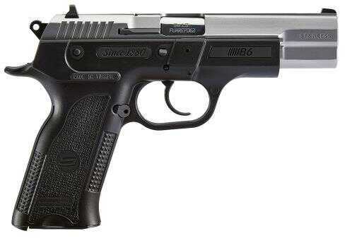 SAR USA B6 Full Size DA/SA Semi Auto Pistol 9mm Luger 4.5" Barrel 17 Round Magazine Black Polymer Grip Stainless Steel Slide