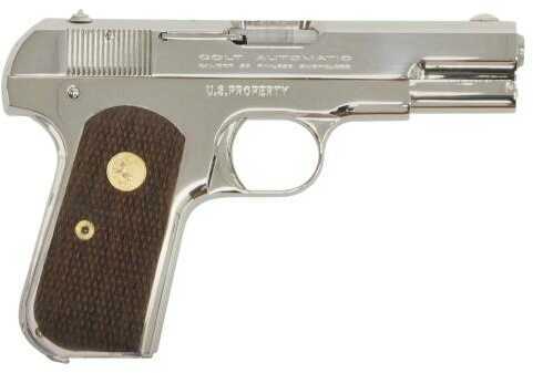 US Armament Corporation 1903N Hammerless Single Pistol 32 ACP 3.75" Barrel 8+1 Walnut Grip Nickel Plated