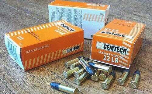 22 Long Rifle 50 Rounds Ammunition Gemtech 42 Grain Nose