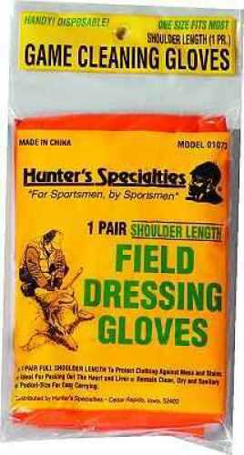 Hunter Specialties Hunters Shoulder Length Field Dressing Gloves Md: 01073