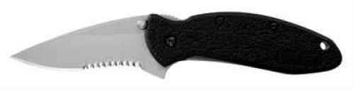 Kershaw Scallion, Black Serrated - Brand New In Package