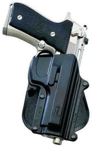 Fobus Roto Paddle Holster Fits Beretta 92/96 Except Brig & Elite Taurus 92/99 CZ75B 9mm Right Hand Kydex Black BR2RP