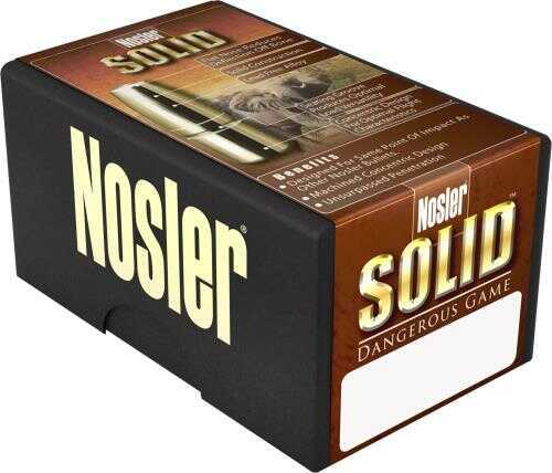 Nosler 40608 Safari 375 Holland & Holland Magnum<span style="font-weight:bolder; "> 300</span> Grains Solid 20 Bx/ 10 Cs