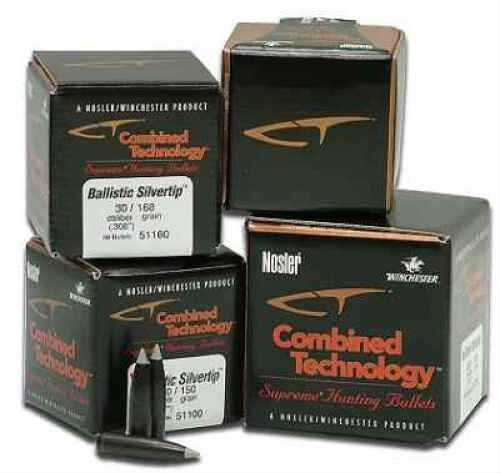 Nosler 22 Caliber (.224) 55 Grains Spitzer Ballistic Silvertip Varmint Bullets (Per 100) 51031