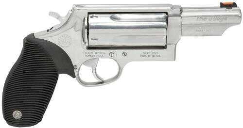 Taurus Judge Magnum 410 Gauge / 45 Long Colt 3" Barrel 5 Round Rubber Grip Stainless Steel Revolver Refurbished 2441039MAGPS