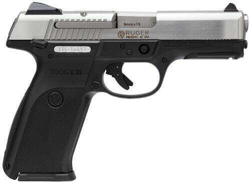 Ruger SR9 9mm Luger 4" Barrel 17 Round Stainless Steel Semi Automatic Pistol 3301